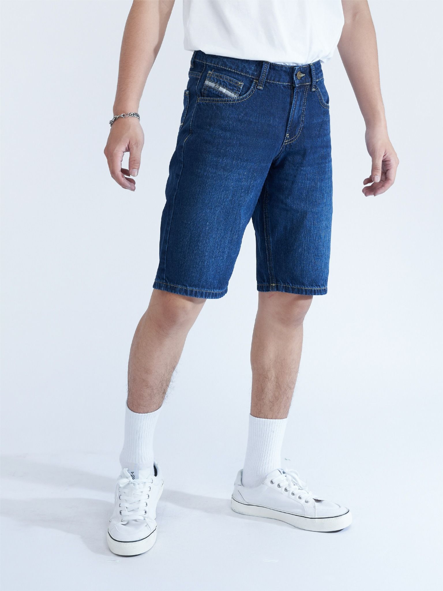 Quần nam short jeans MJB0329 (Regular)