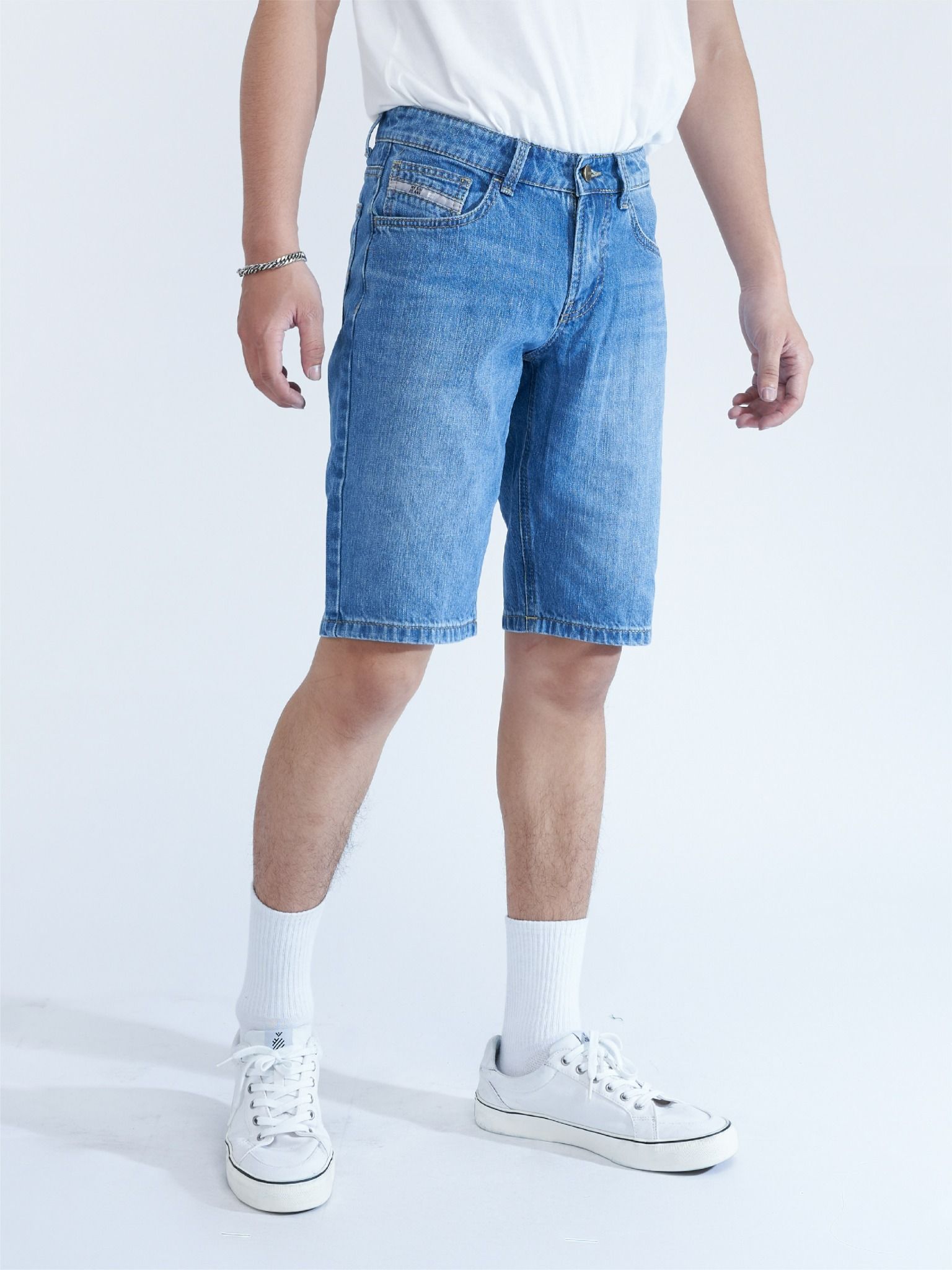 Quần nam short jeans MJB0329 (Regular)