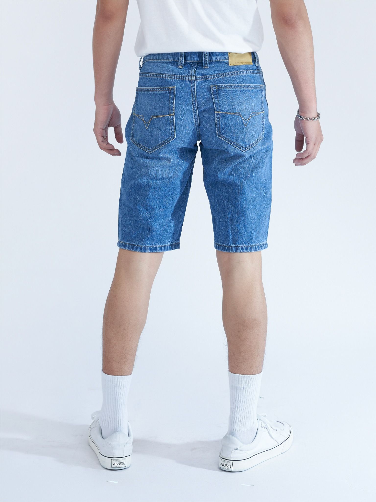 Quần nam short jeans MJB0329 (Regular)