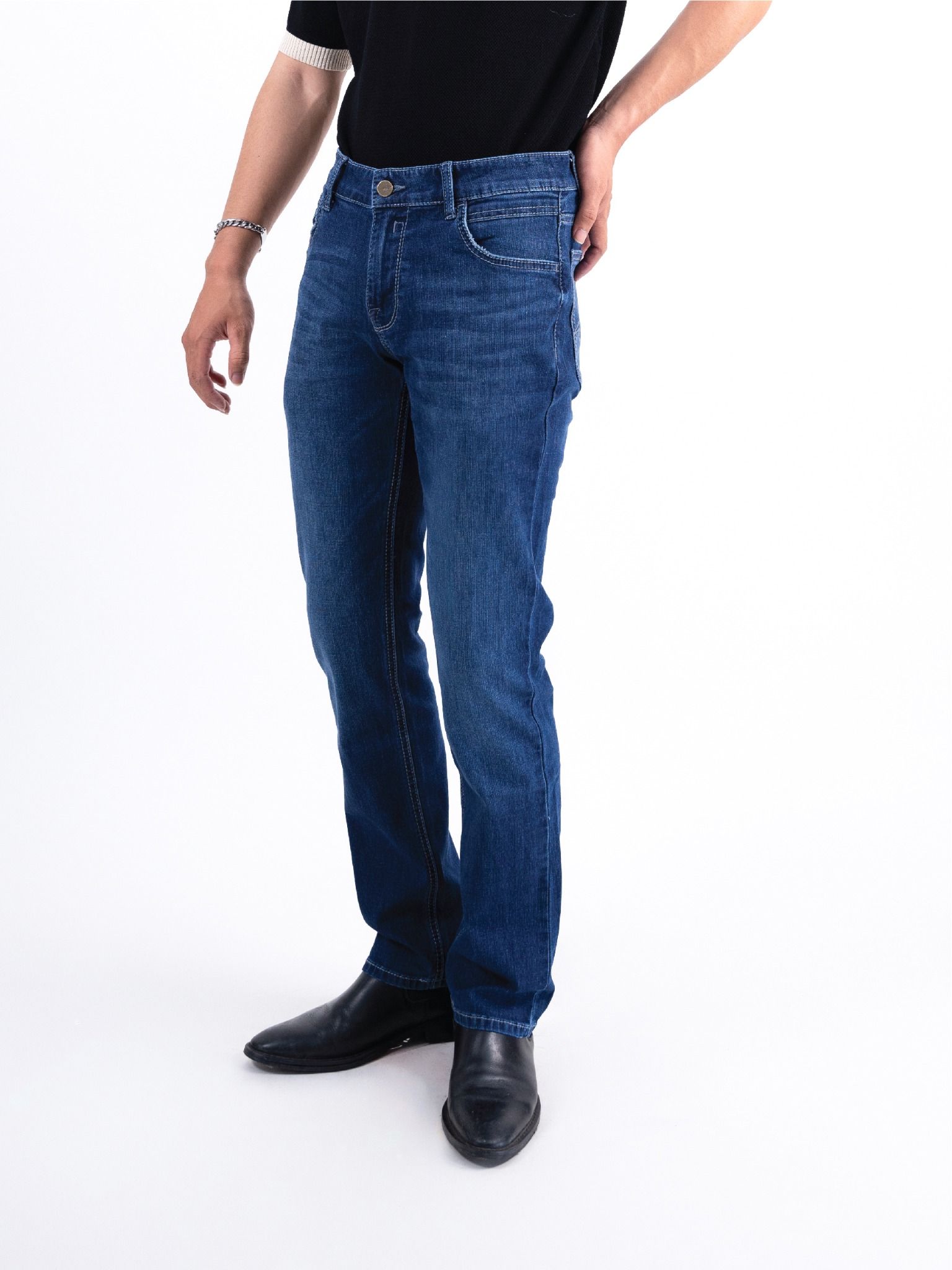 Quần nam dài jeans MJB0332-75 (Straight)