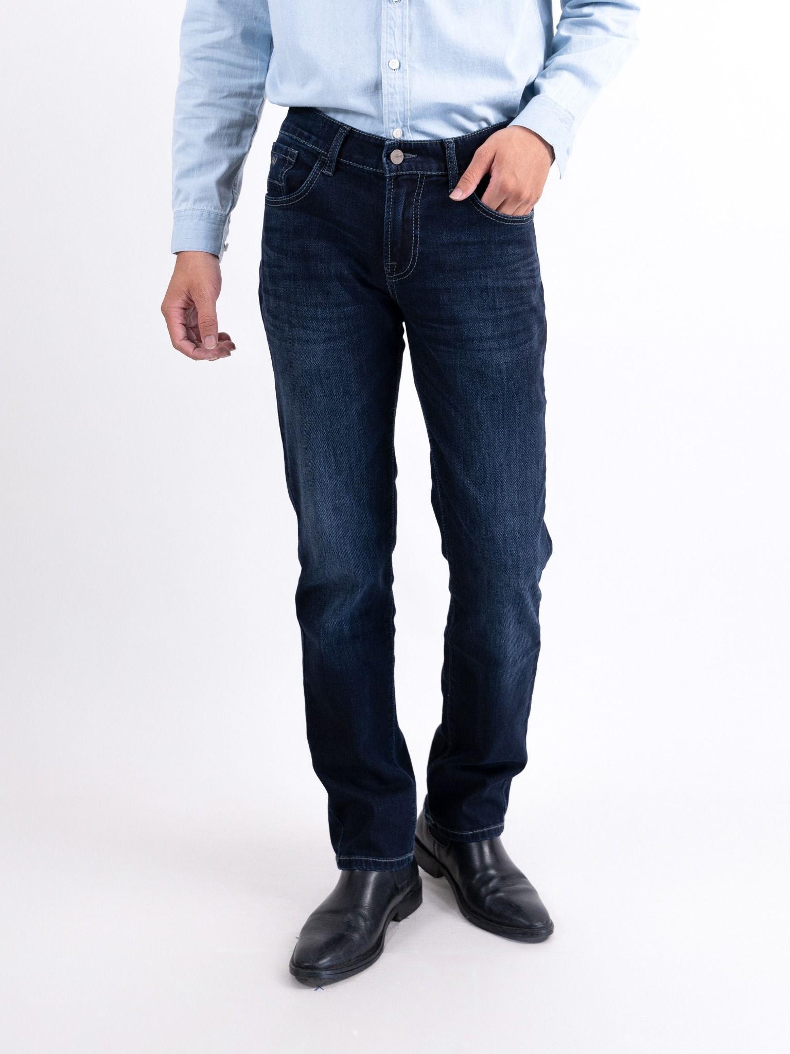 Quần nam dài jeans MJB0336-48 (Straight)