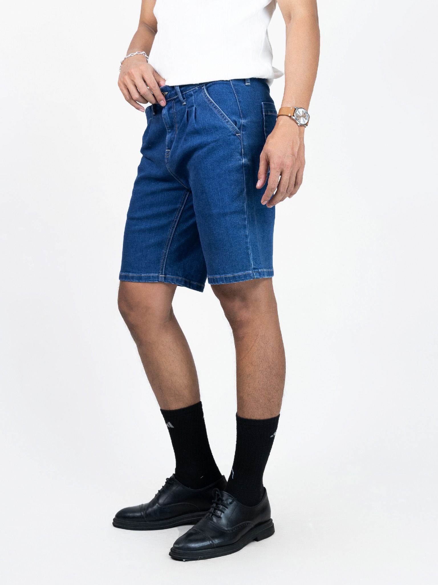 Quần nam short jeans MESSI MJB0351-42