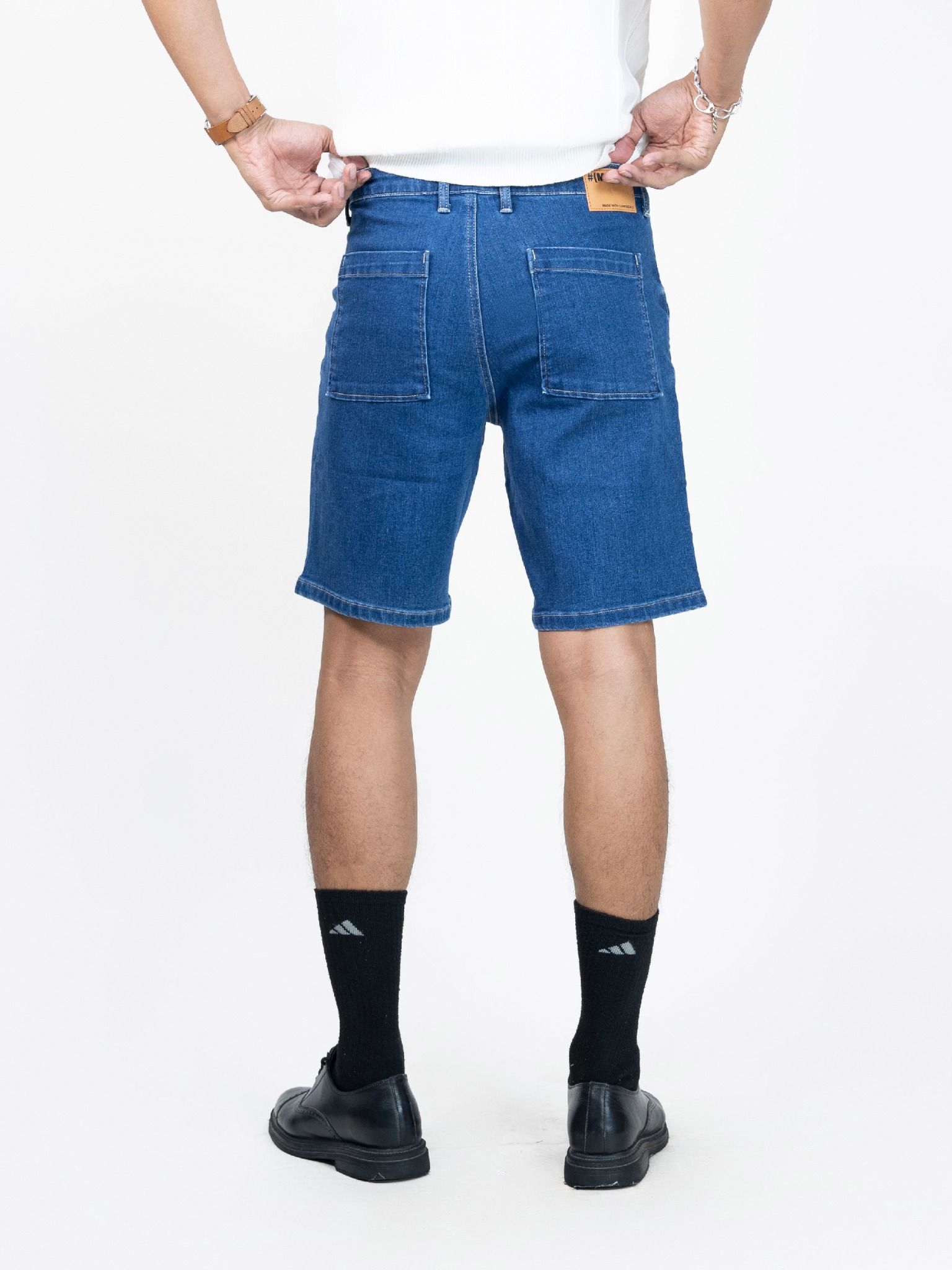 Quần nam short jeans MESSI MJB0351-42
