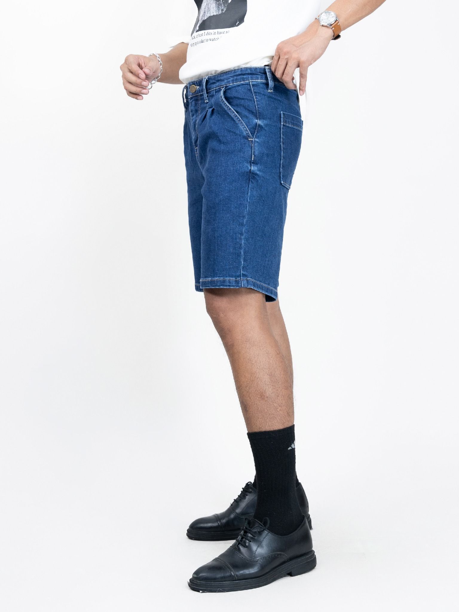 Quần nam short jeans MESSI MJB0351-48