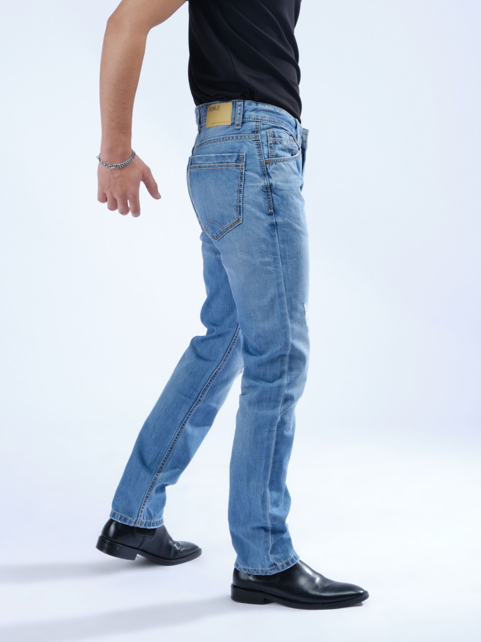 Quần nam dài jeans MESSI MJE0050-82(Straight)