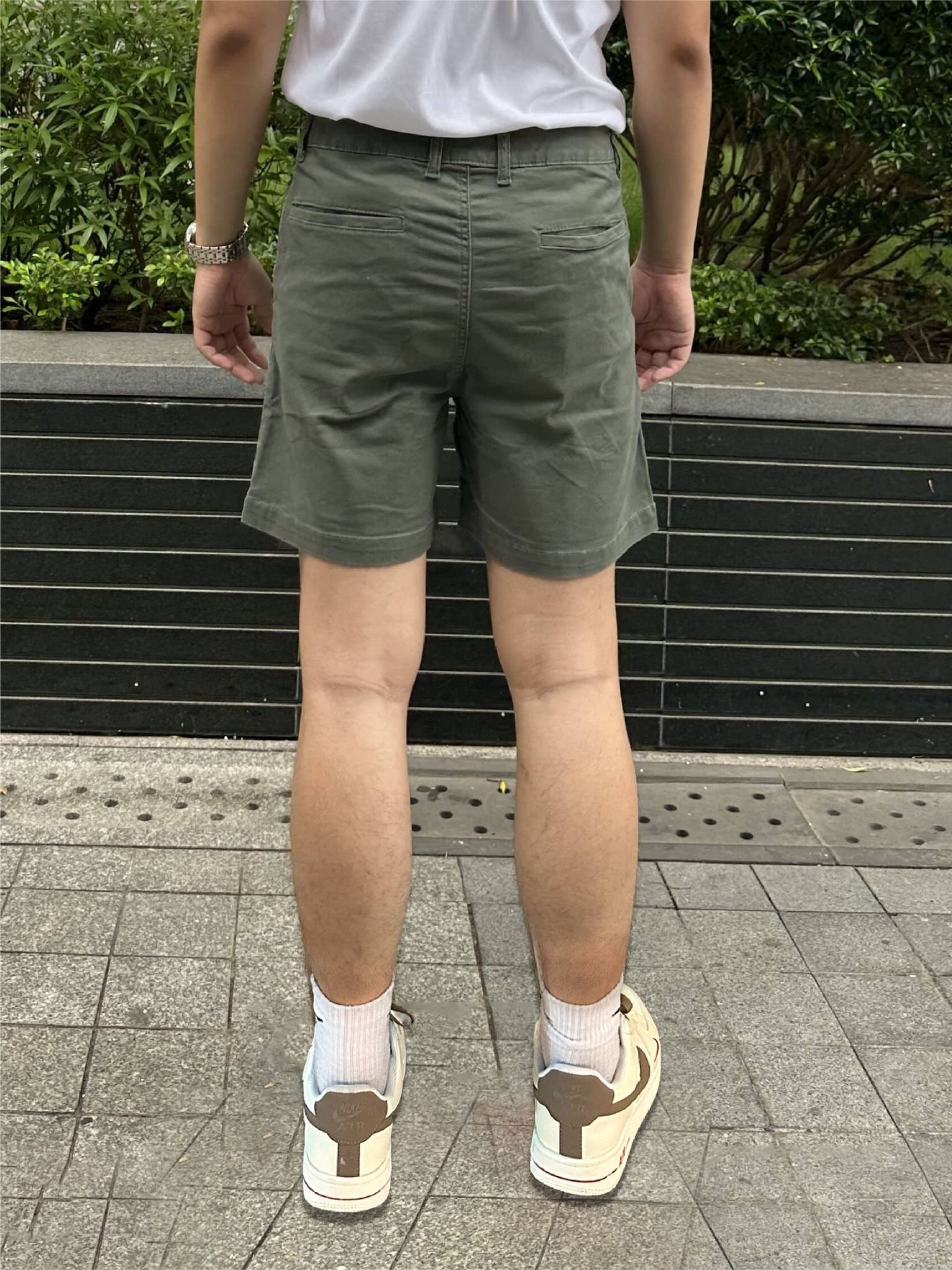 Quần short kaki nam co giãn MKB0354