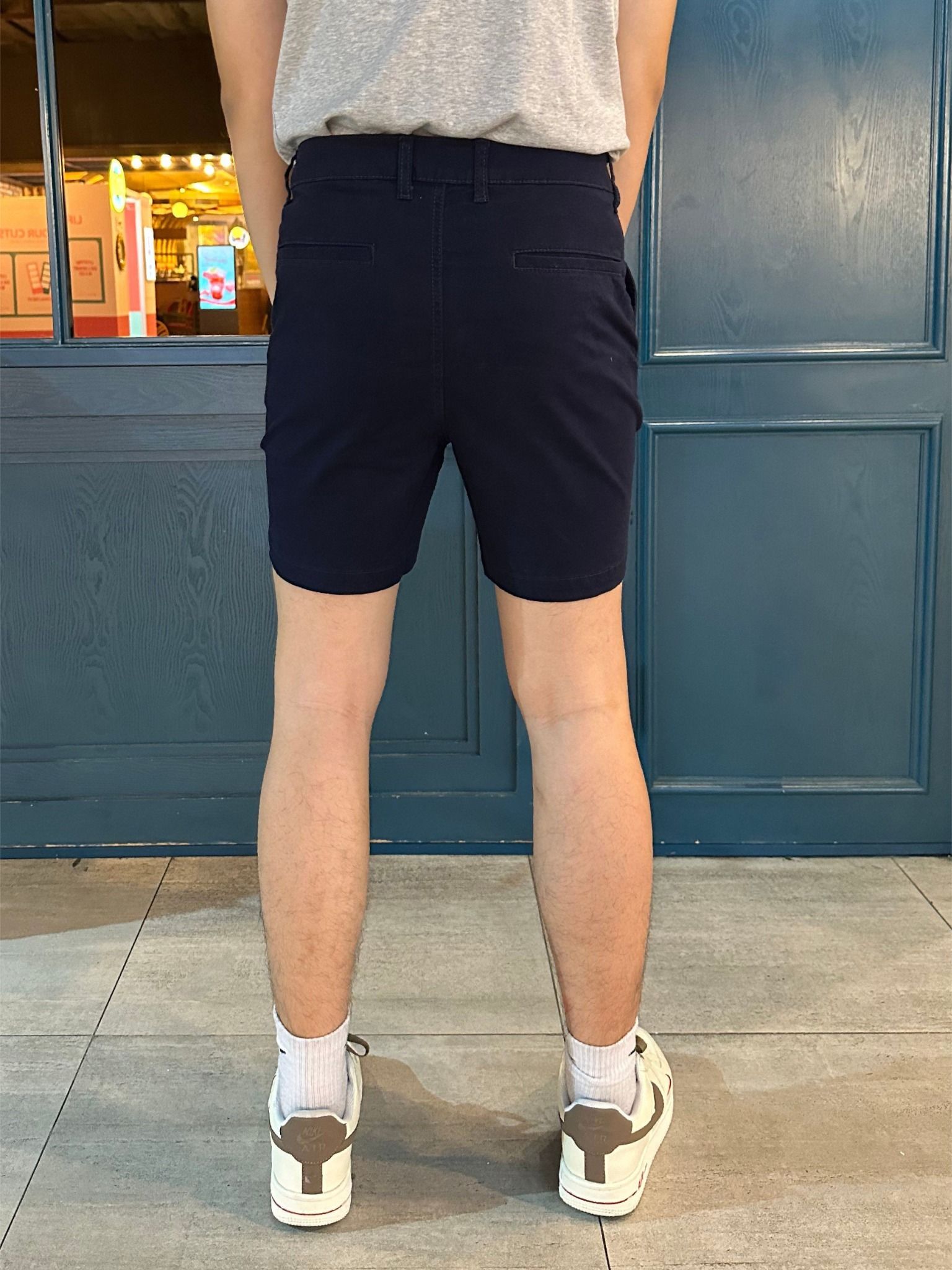 Quần short kaki nam co giãn MKB0354
