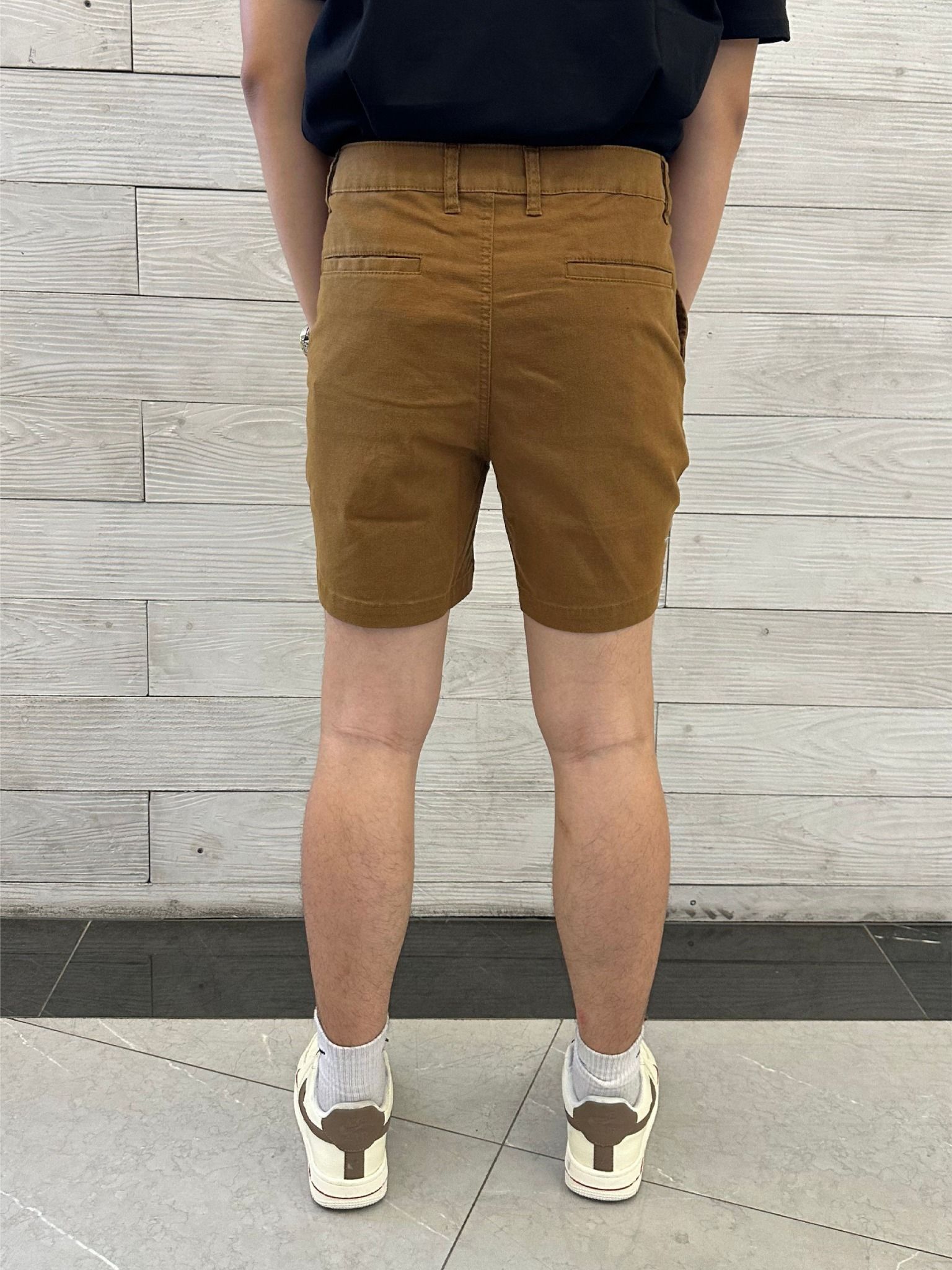 Quần short kaki nam co giãn MKB0354