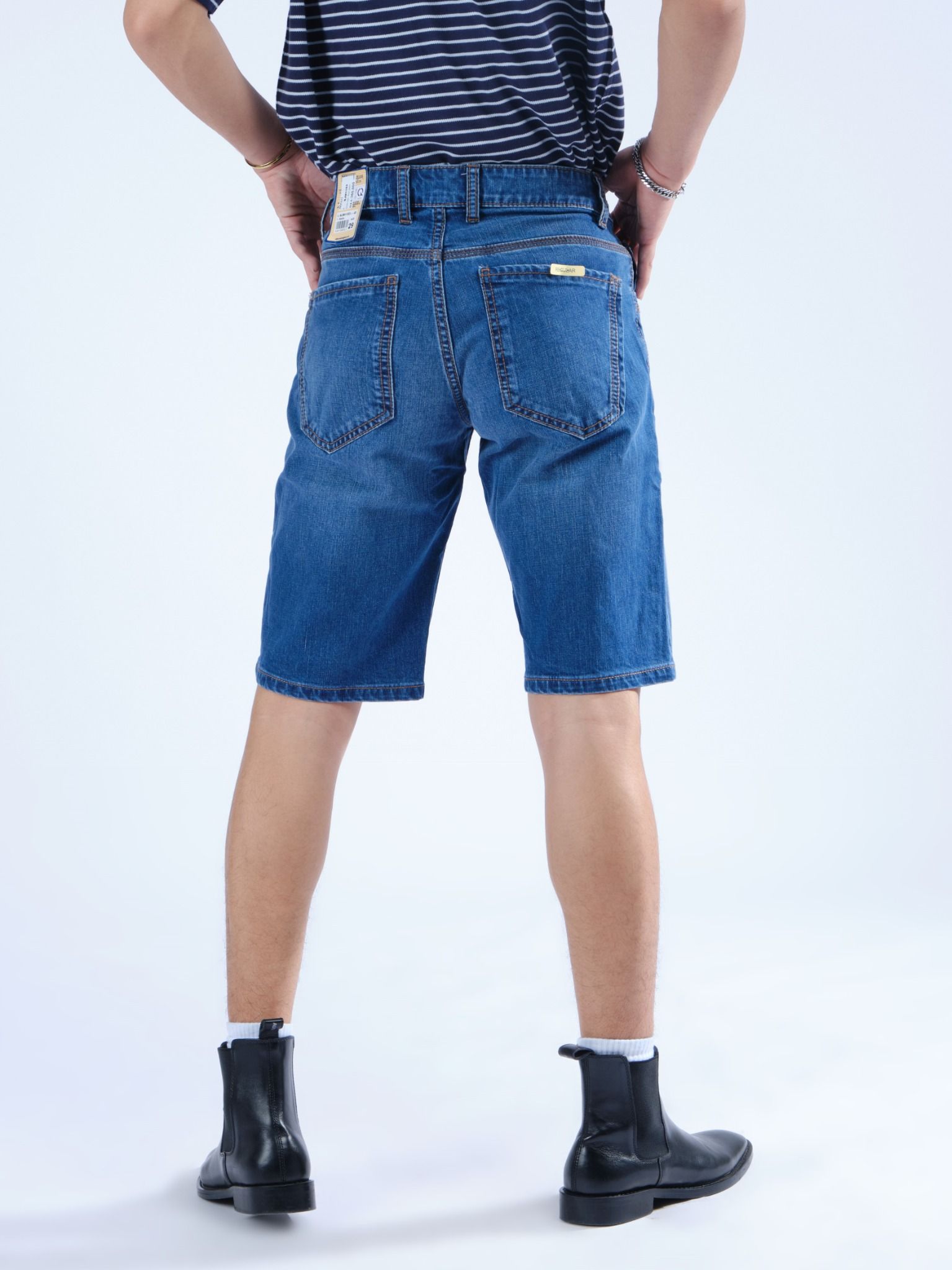 Quần nam short jeans MESSI SJM1153-45(Regular)