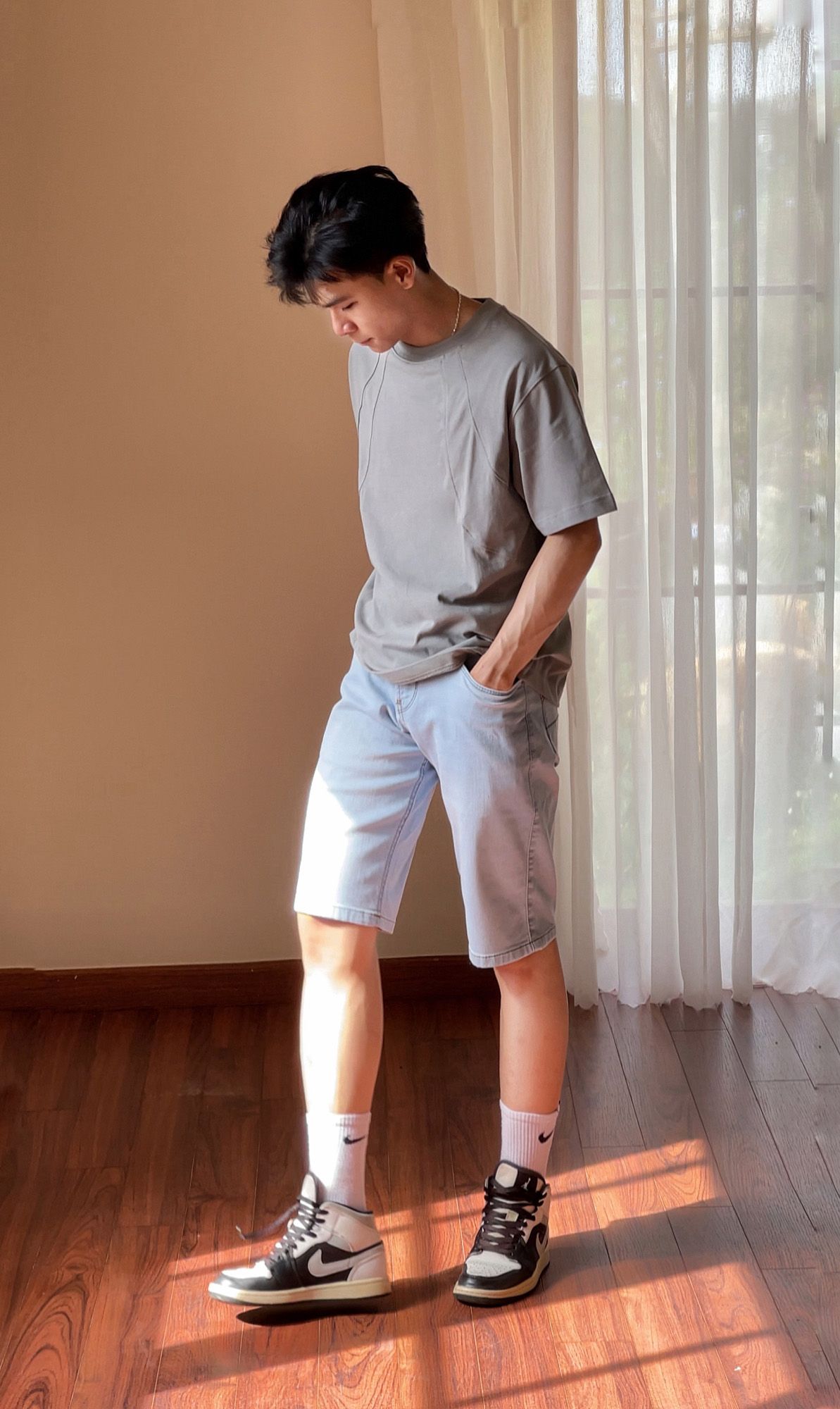 Quần Short Jean Nam Co Giãn SJM1178