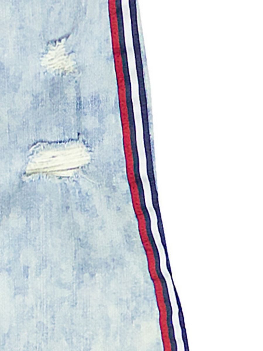 Váy nữ jeans viền sọc đỏ MESSI SJW-559-82 (Classic)