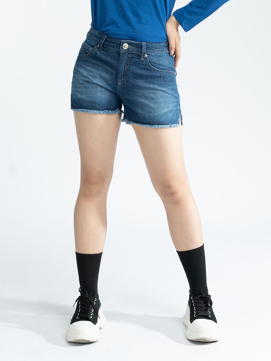 Quần nữ short jeans MESSI SJW1009-48 Không co giãn (Classic)