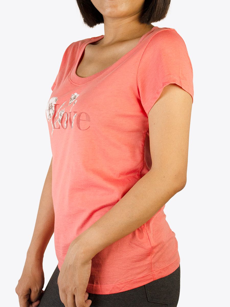Áo thun nữ ngắn tay in chữ STW-543 (Classic)