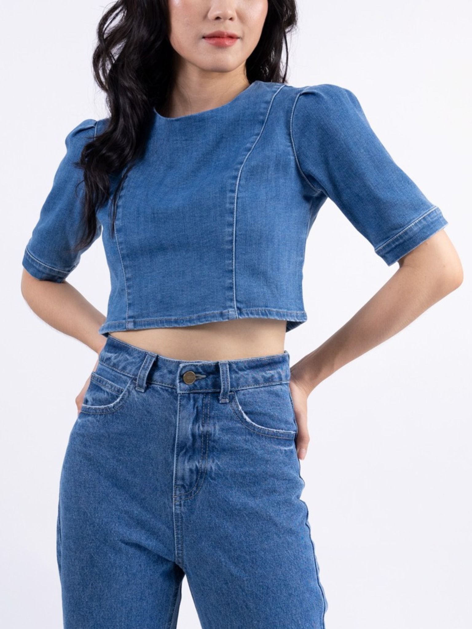Áo kiểu nữ jeans WJB0266-42 (Tailor)