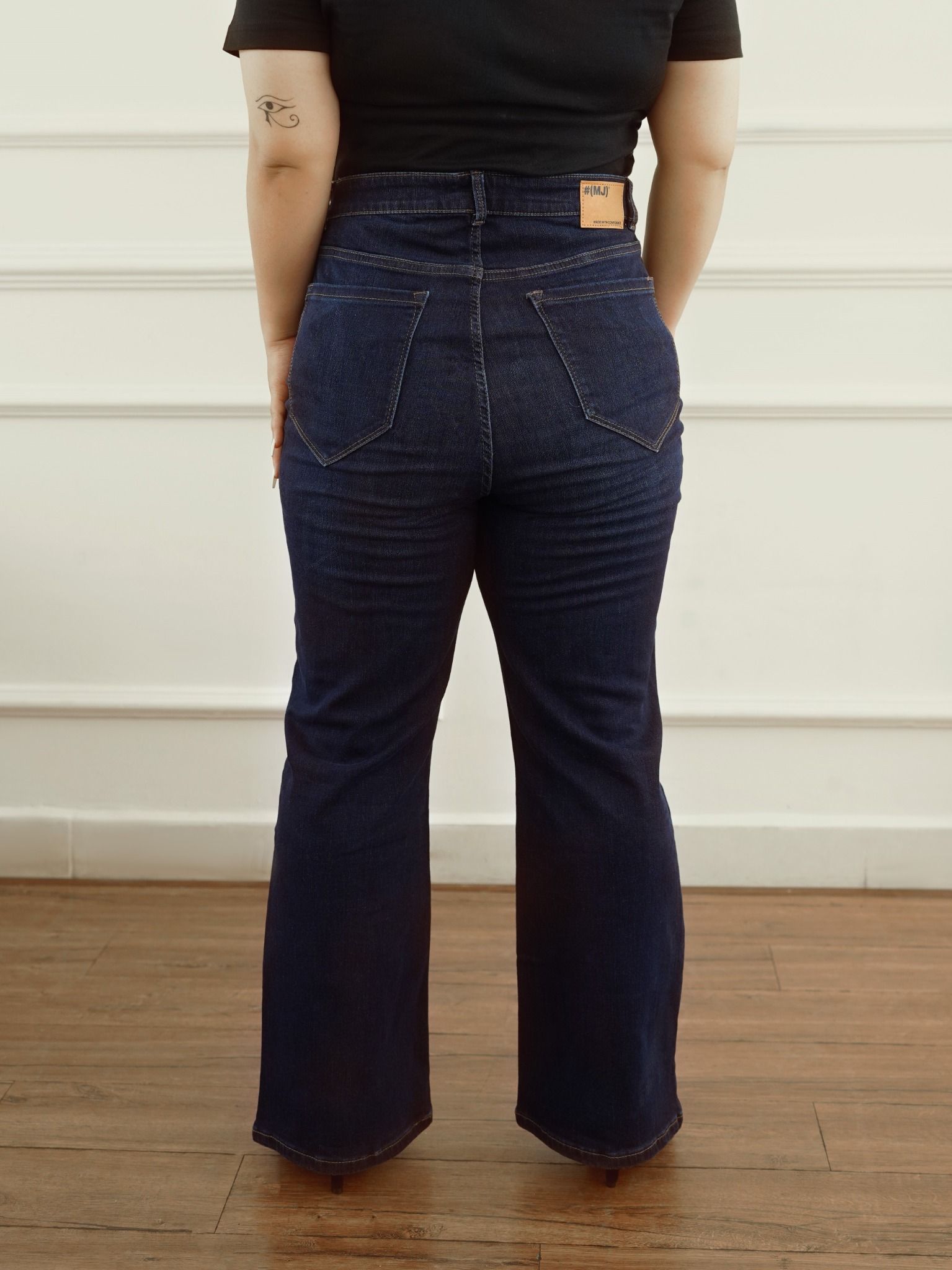 Plus Size - Quần nữ dài jeans WJB0245 (Plus size flare)