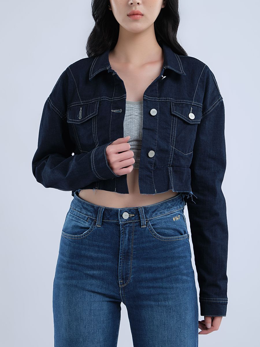 Áo khoác jean nữ lửng WJB0077-40 (Tailor)