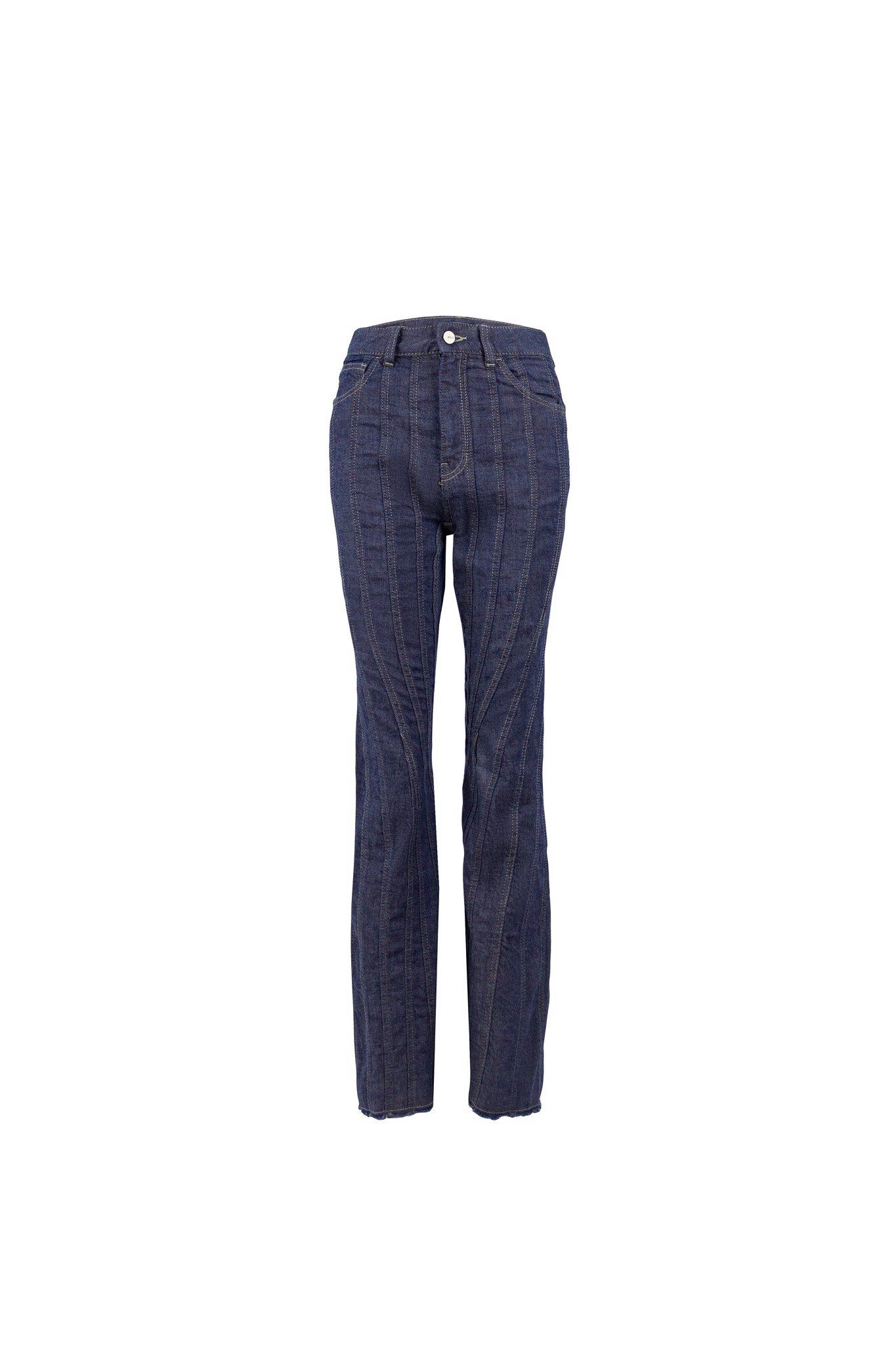 Quần jean nữ ống loe kiểu viền WJB0102-40 (Tailor)