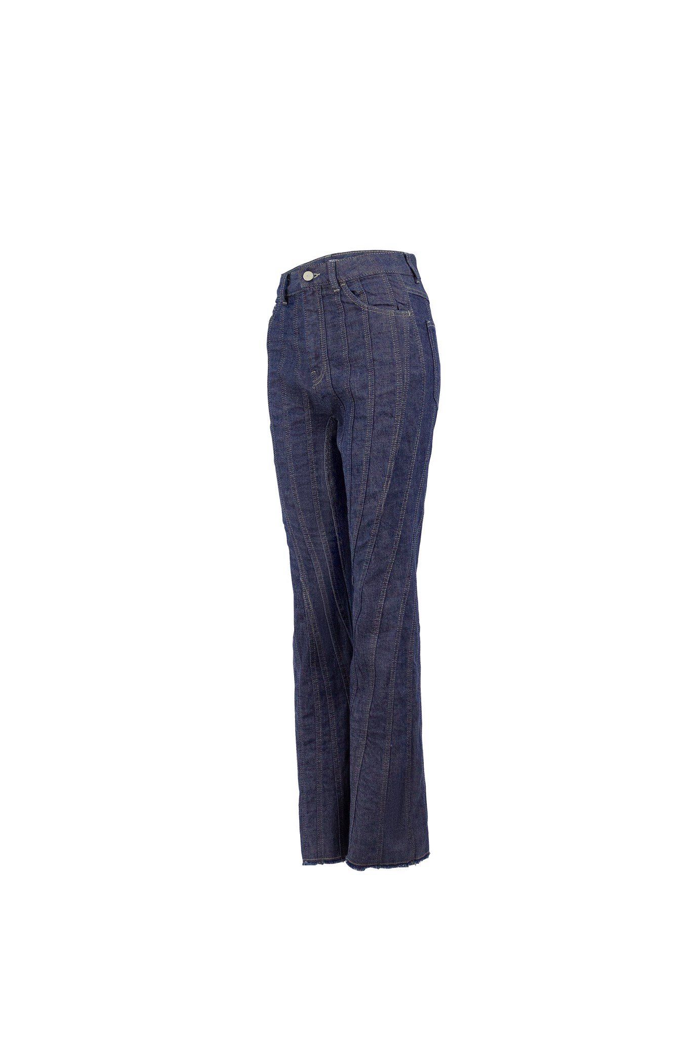 Quần jean nữ ống loe kiểu viền WJB0102-40 (Tailor)
