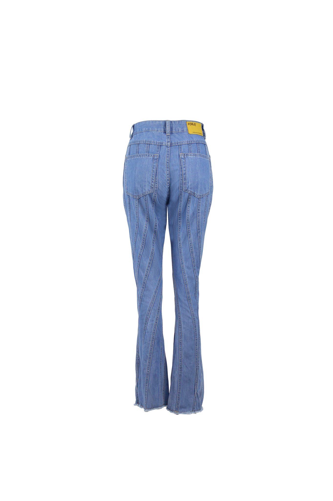 Quần jean nữ ống loe kiểu viền WJB0102-40 (Tailor)