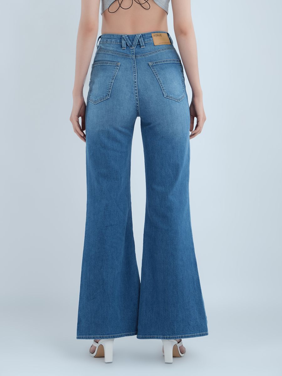 Quần nữ dài jeans ống loe WJB0211-44 (Flare)