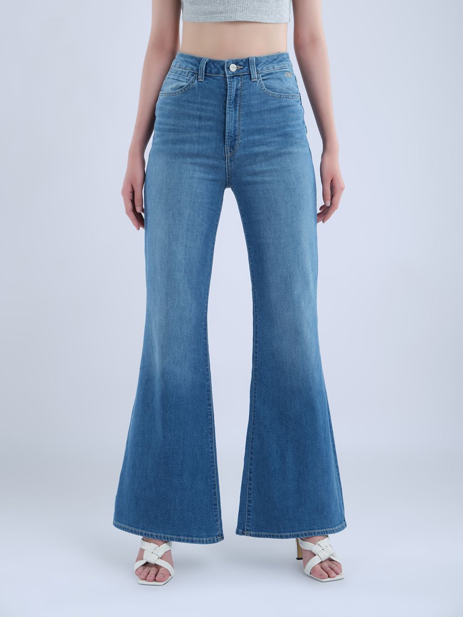 Quần nữ dài jeans ống loe WJB0211-44 (Flare)