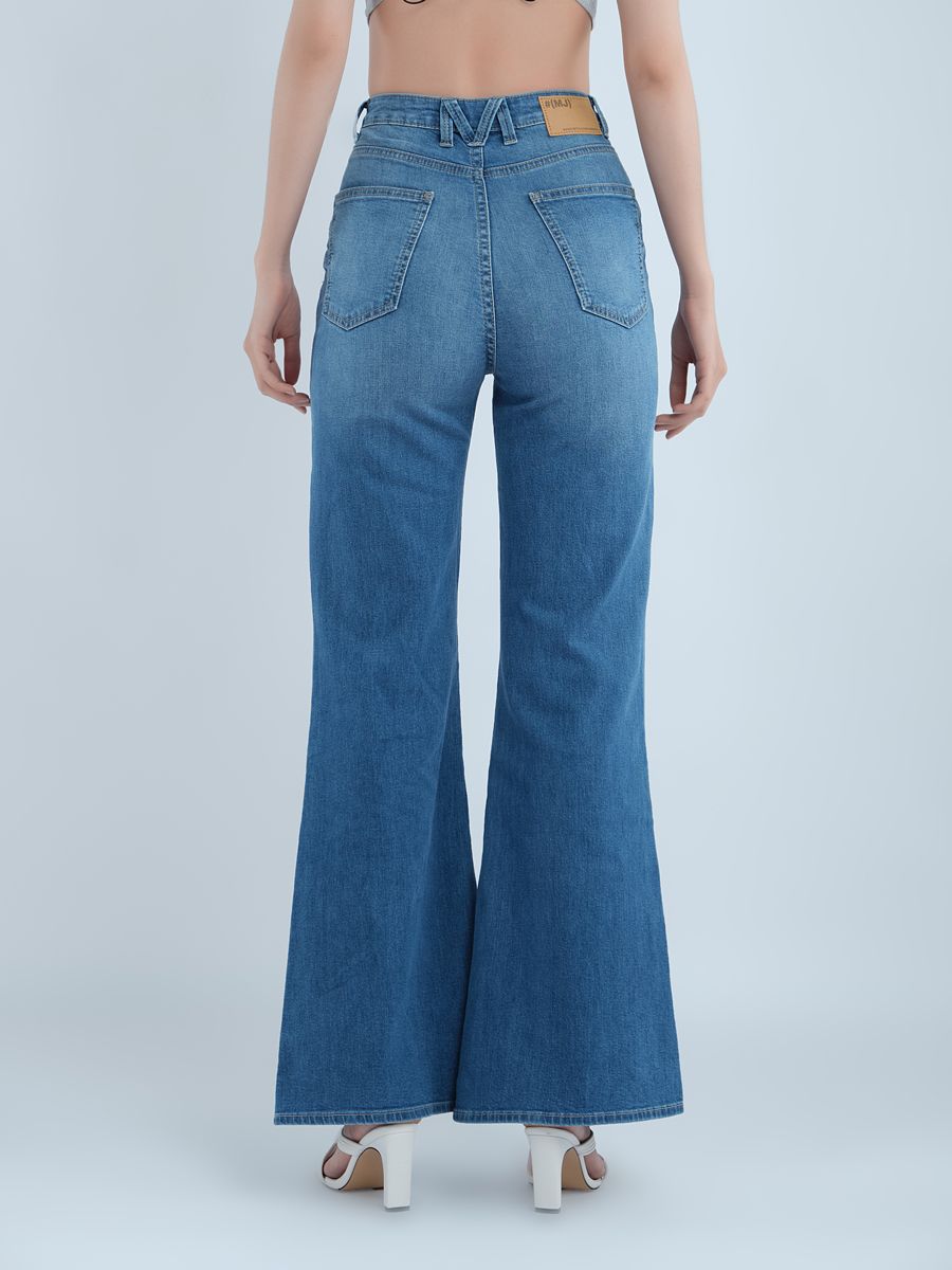 Quần nữ dài jeans ống loe WJB0211-44 (Flare)