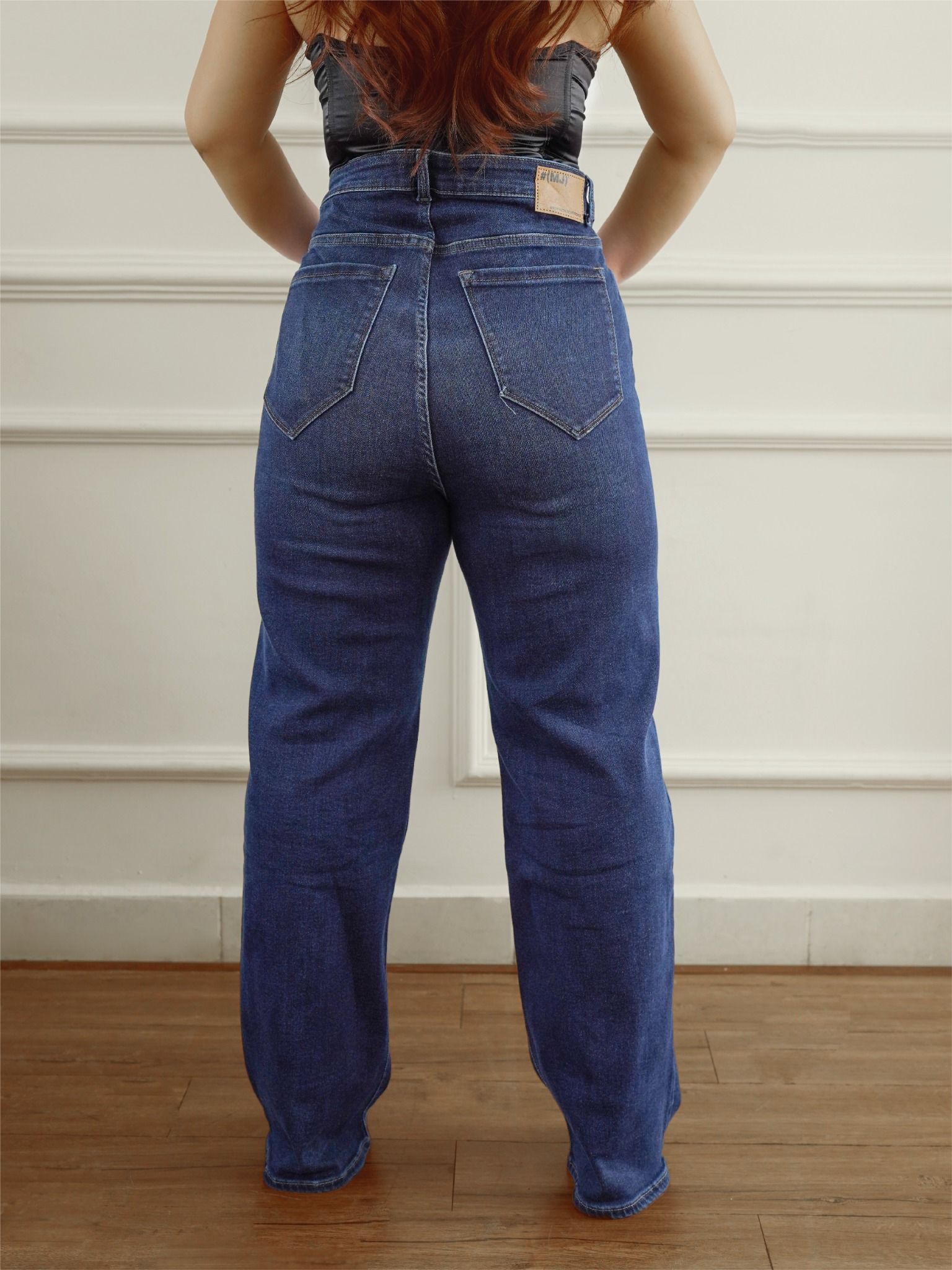 Plus Size - Quần nữ dài jeans Plus Size WJB0244 (Plus size straight)