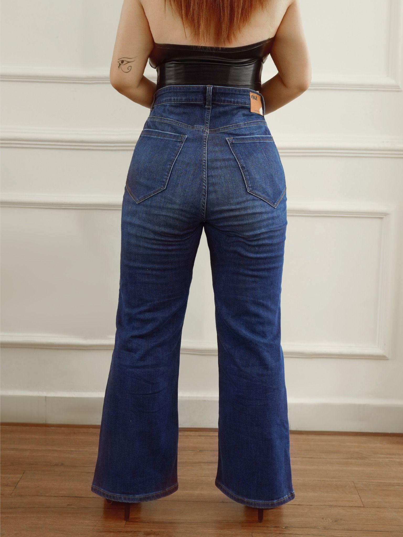 Plus Size - Quần nữ dài jeans WJB0245 (Plus size flare)