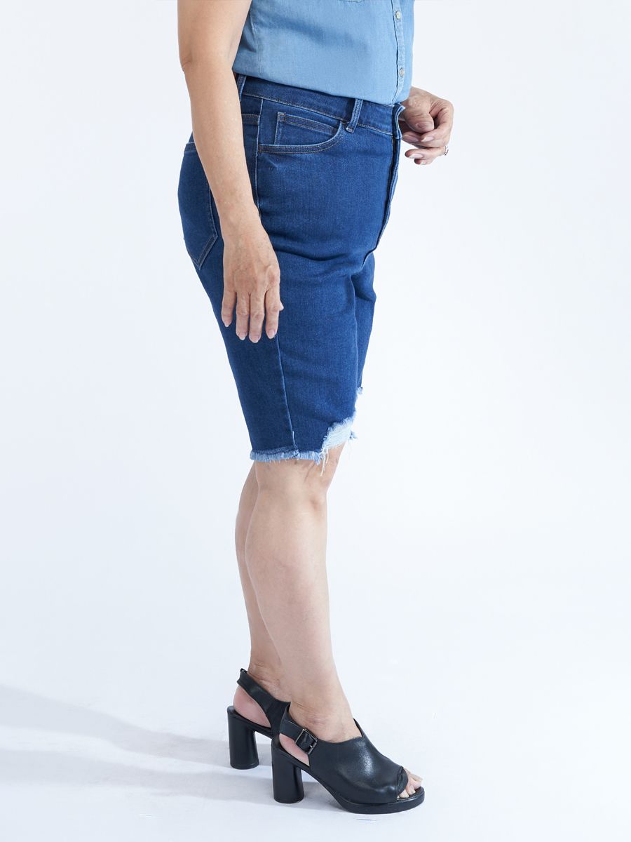 Plus Size - Quần nữ short jeans WJB0246-85 (Plus size)