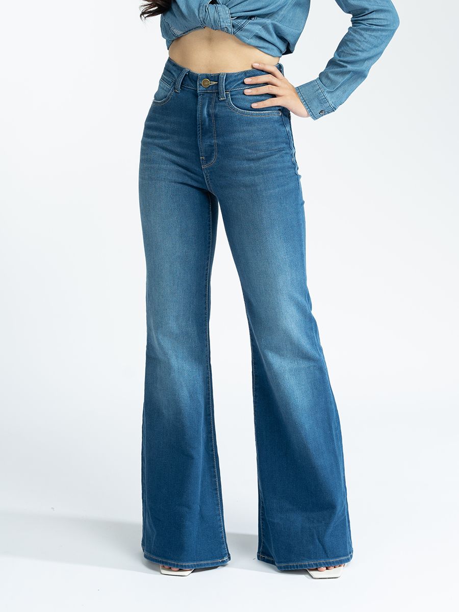 Quần nữ dài jeans MESSI WJB024972 (Flare)