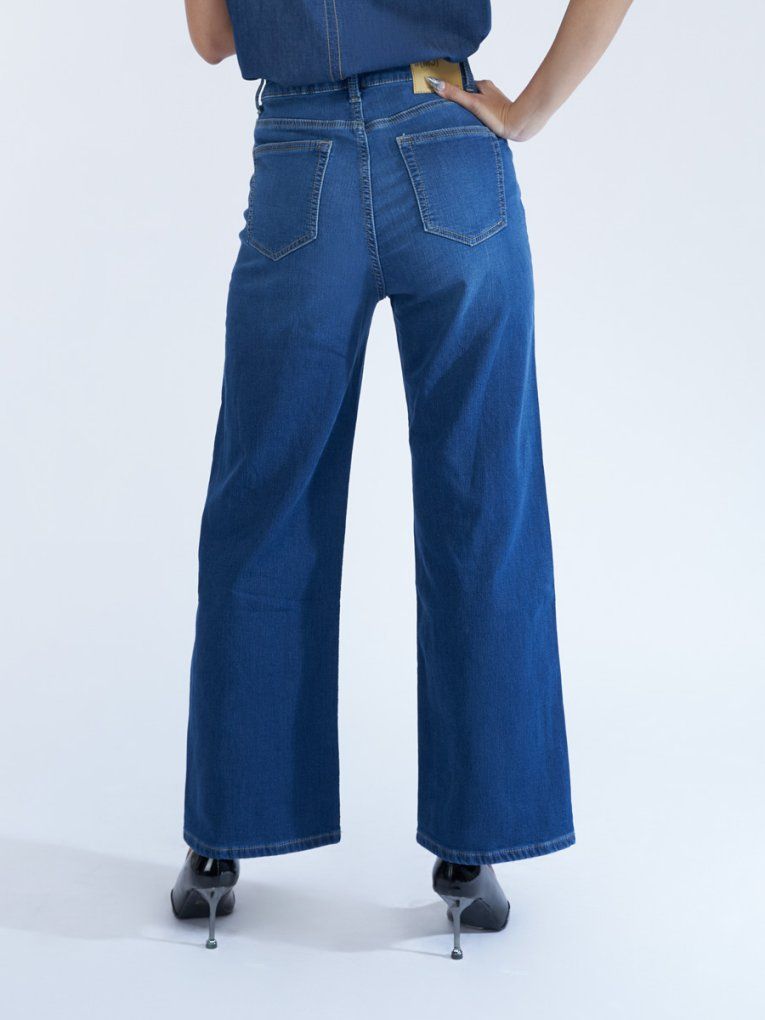 Quần nữ dài jeans WJB0250 (Wide)