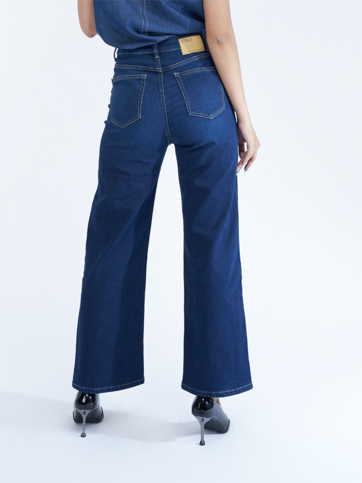 Quần nữ dài jeans WJB0250 (Wide)