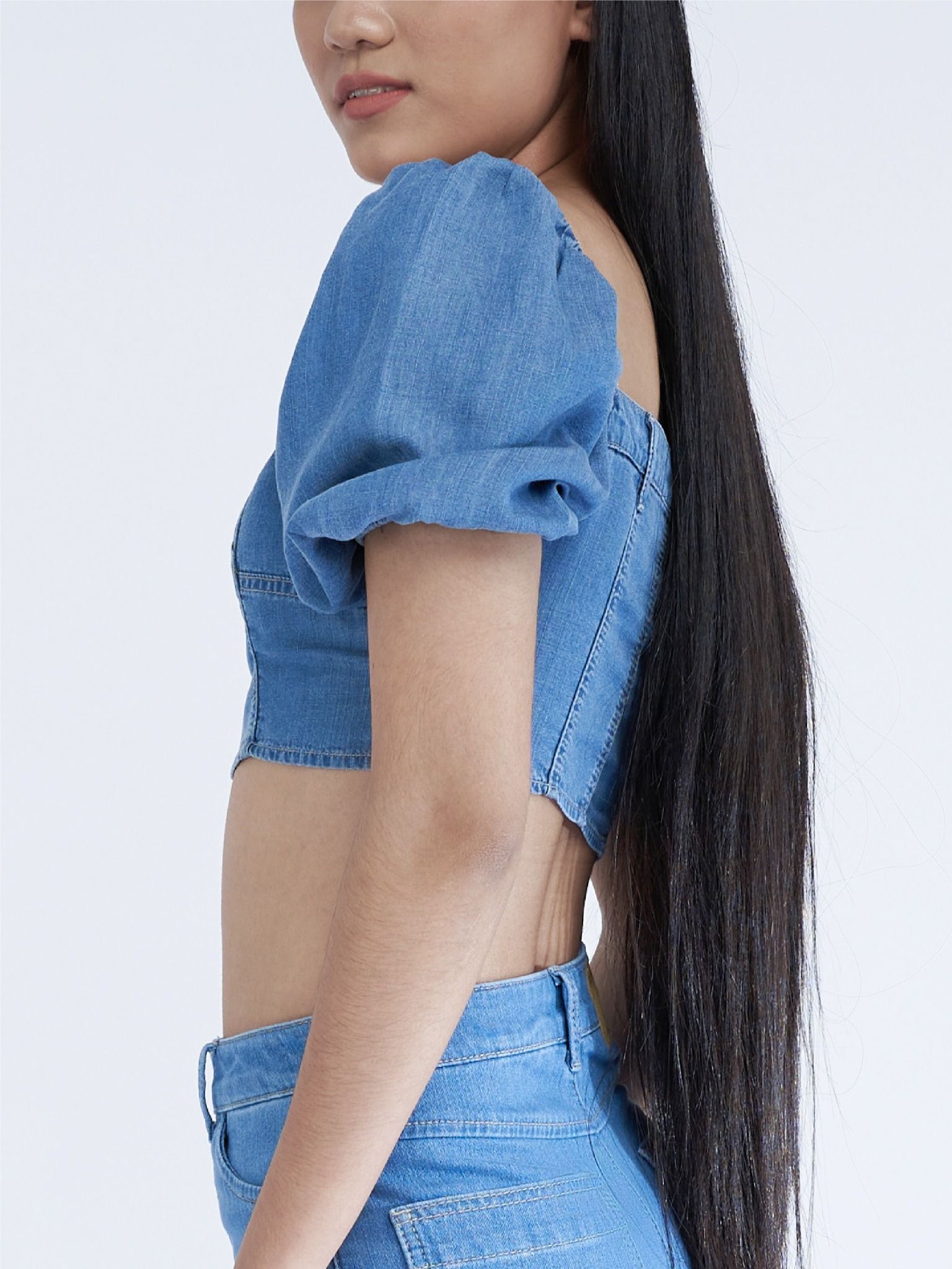 Áo kiểu nữ jeans WJB0257 (Tailor)