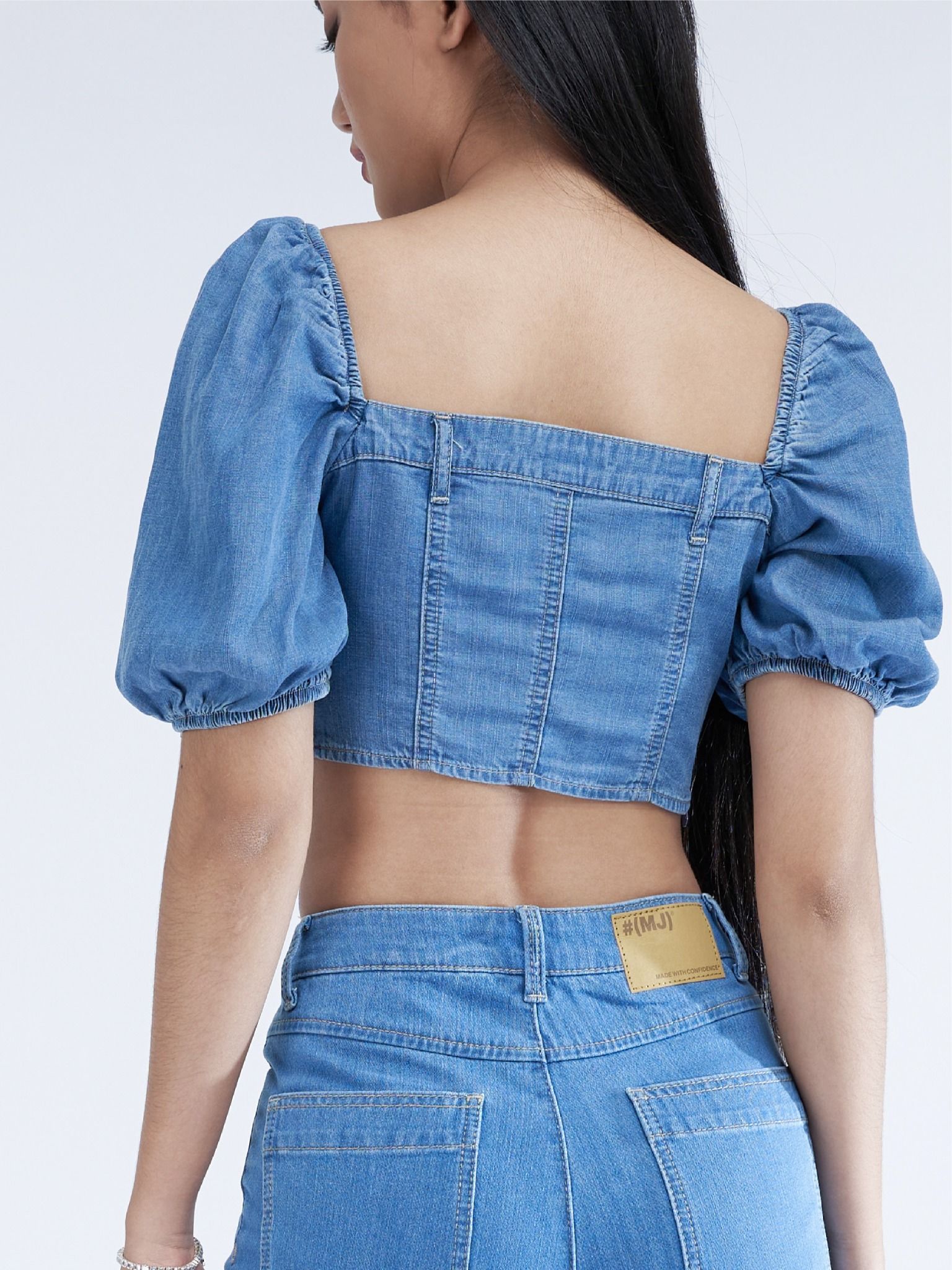 Áo kiểu nữ jeans WJB0257 (Tailor)