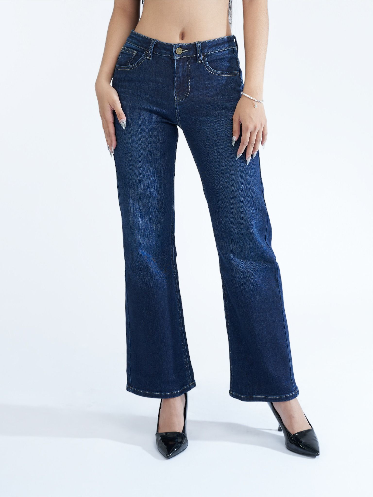 Quần nữ dài jeans WJB0269-49 (Straight)