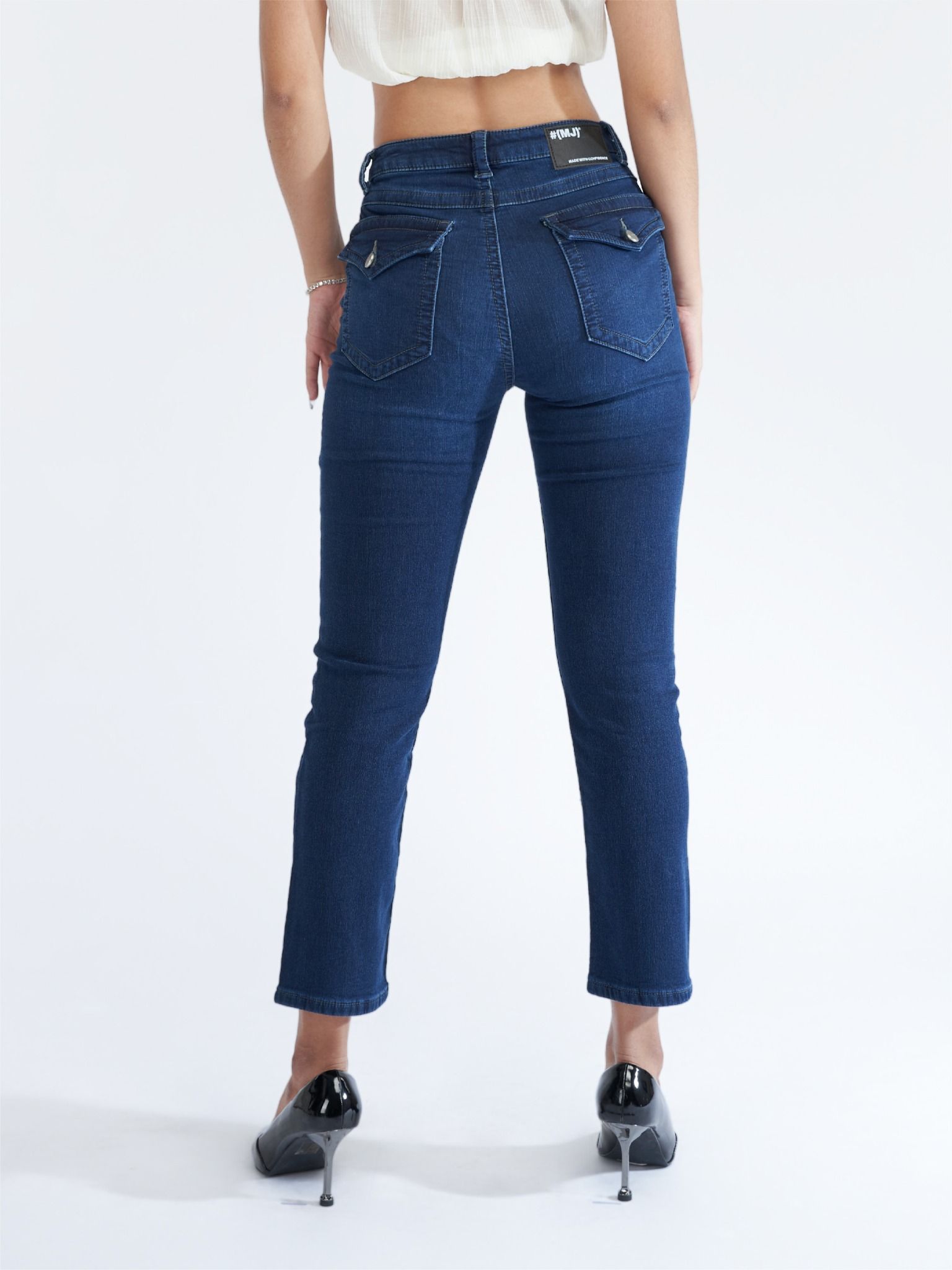 Quần nữ dài jeans WJB0272 (Straight)