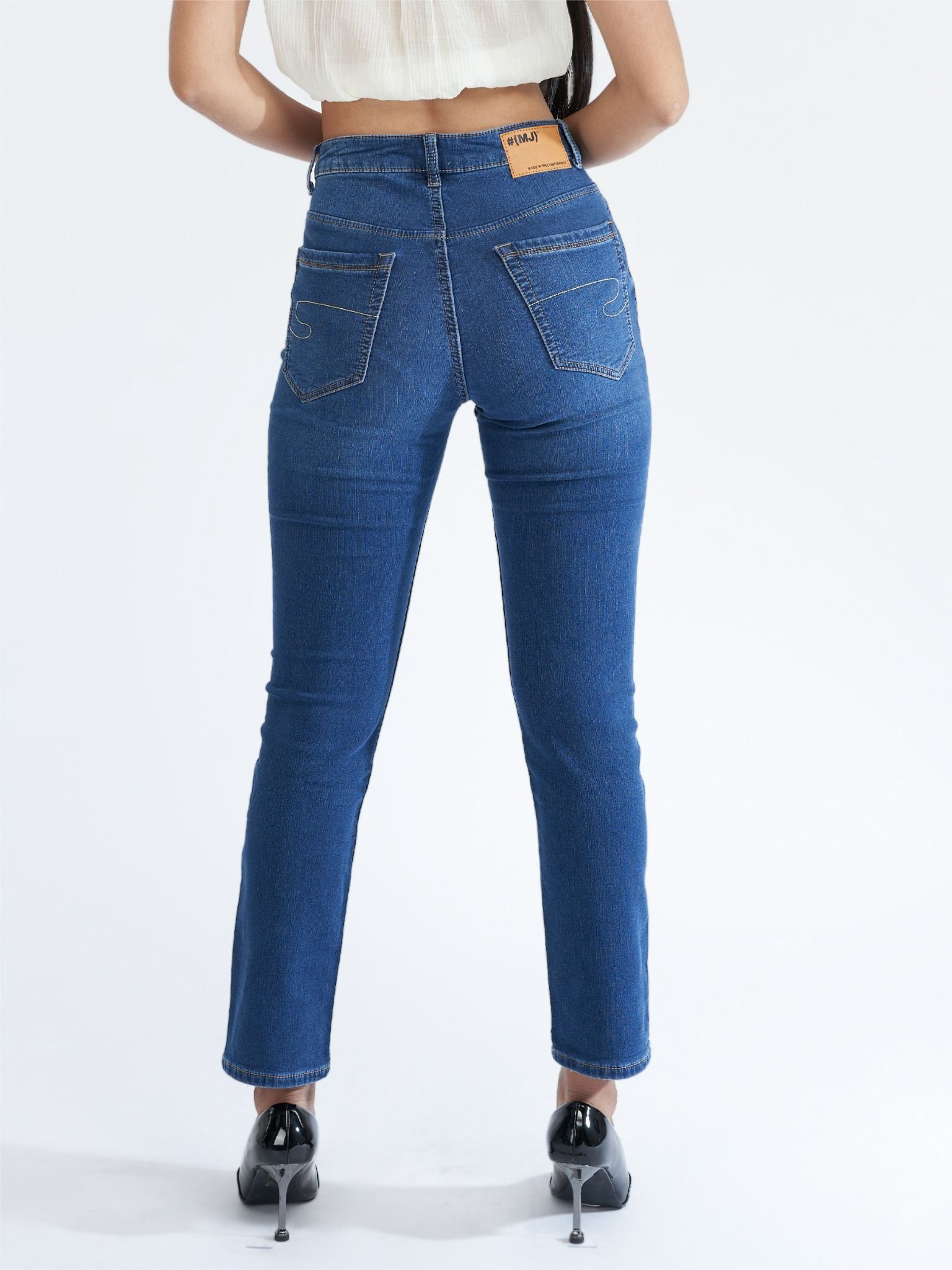 Quần nữ dài jeans WJB0273 (Mom)