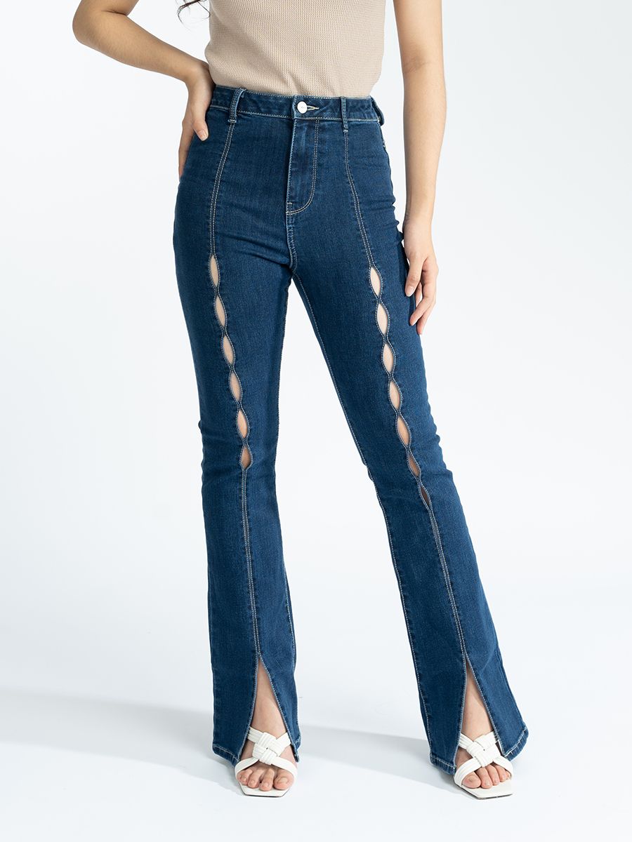 Quần nữ dài jeans MESSI WJB027745 (Flare)