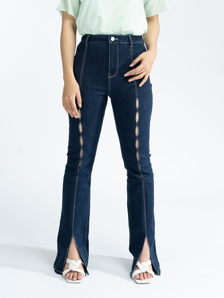Quần nữ dài jeans MESSI WJB027748 (Flare)
