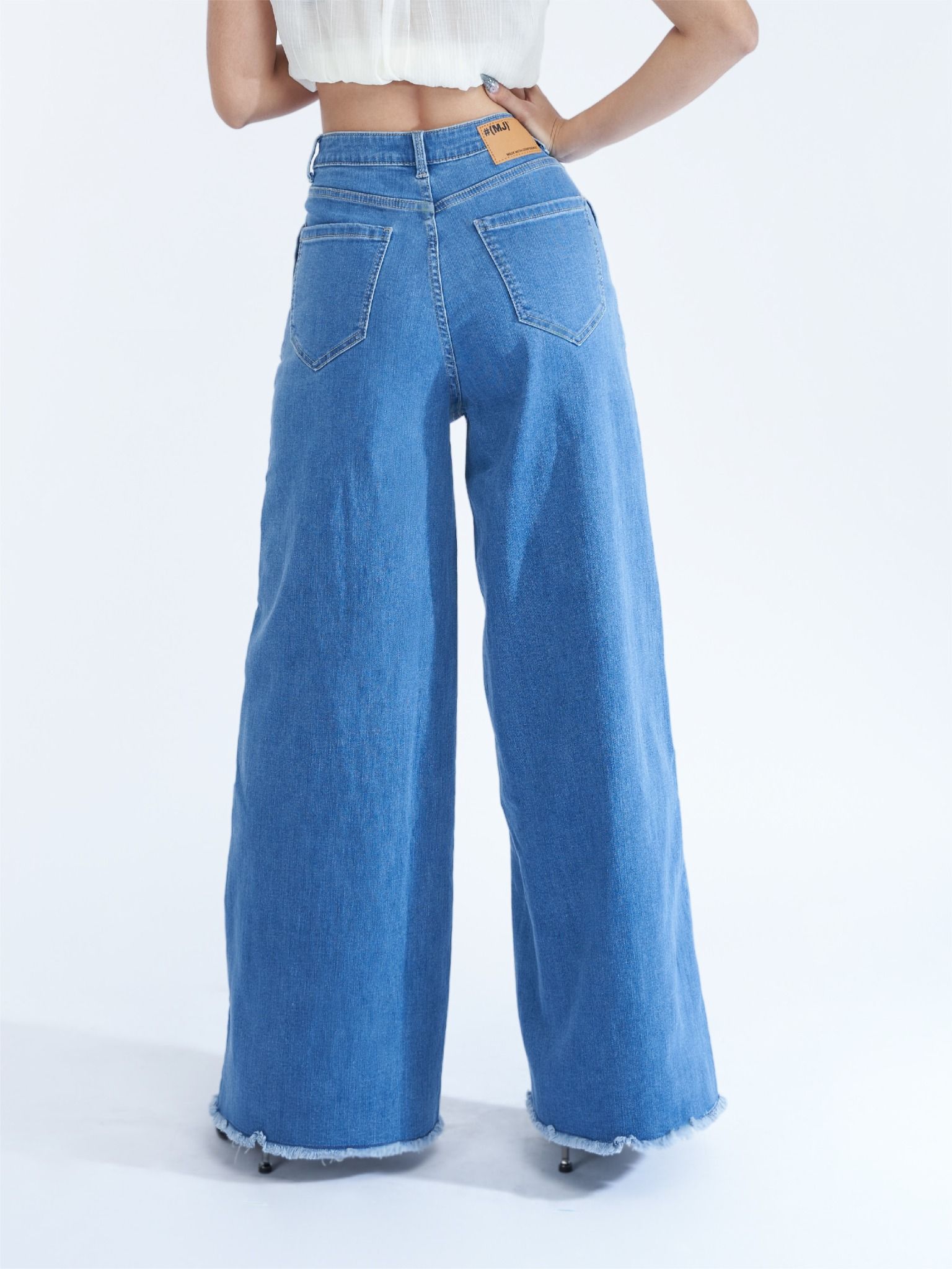 Quần nữ dài jeans WJB0278 (Wide)