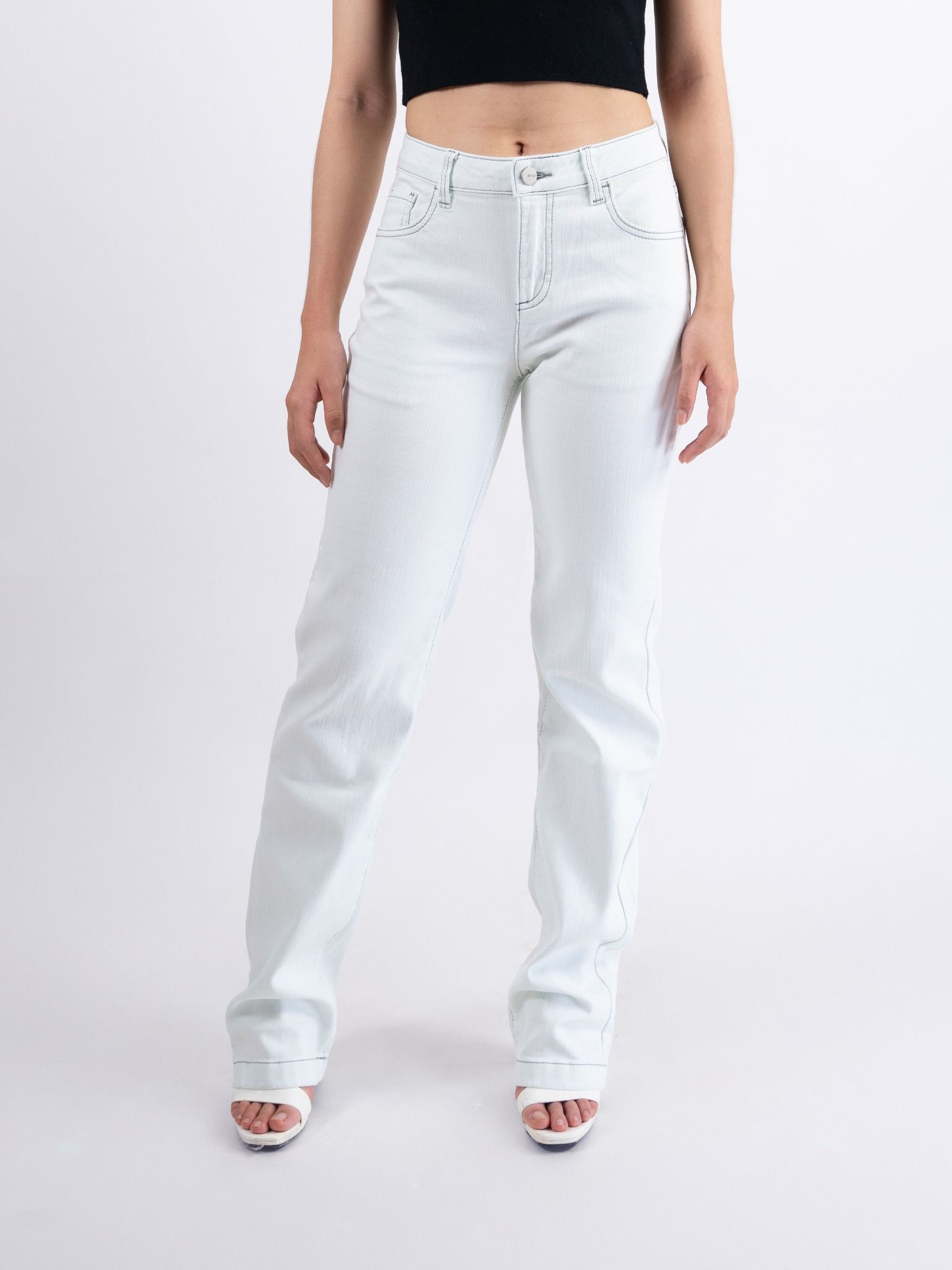 Quần nữ dài jeans WJB0284-40 (Straight)