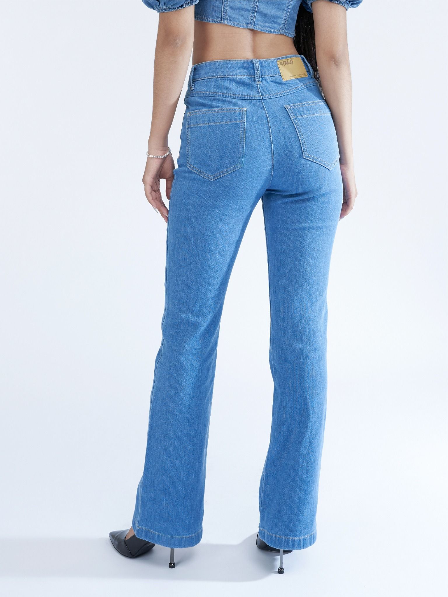 Quần nữ dài jeans WJB0296 (Flare)