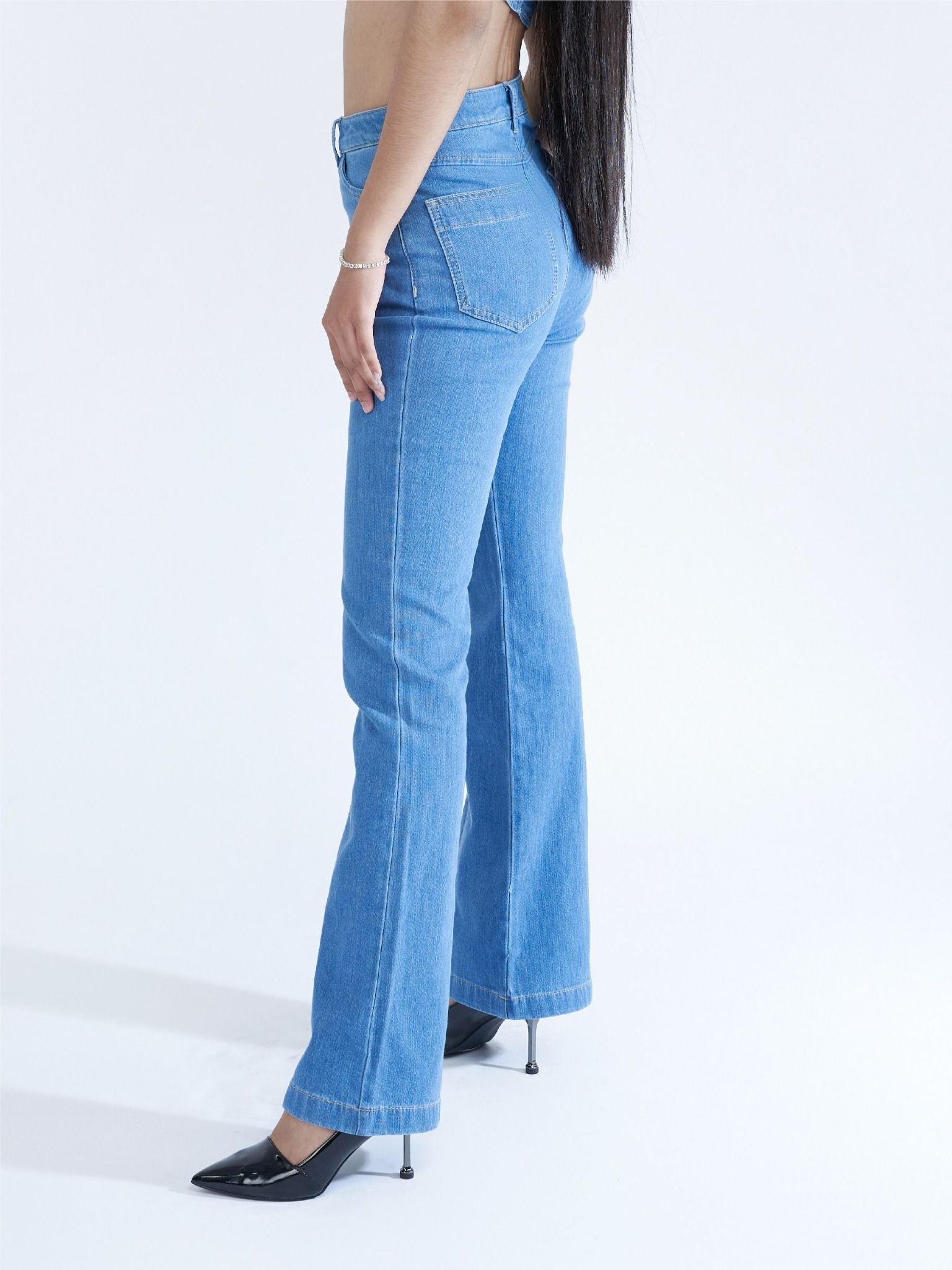 Quần nữ dài jeans WJB0296 (Flare)
