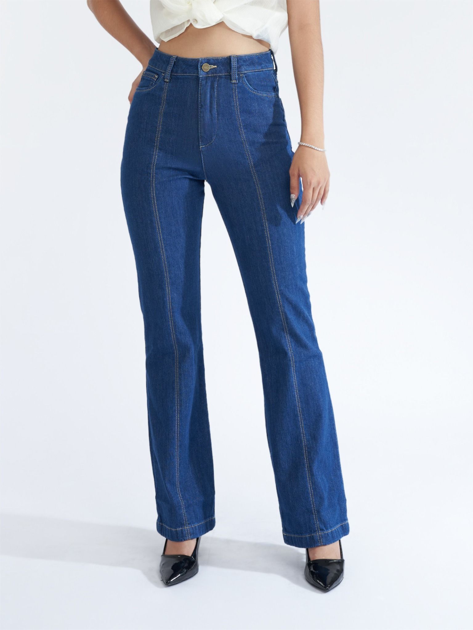 Quần nữ dài jeans WJB0296 (Flare)