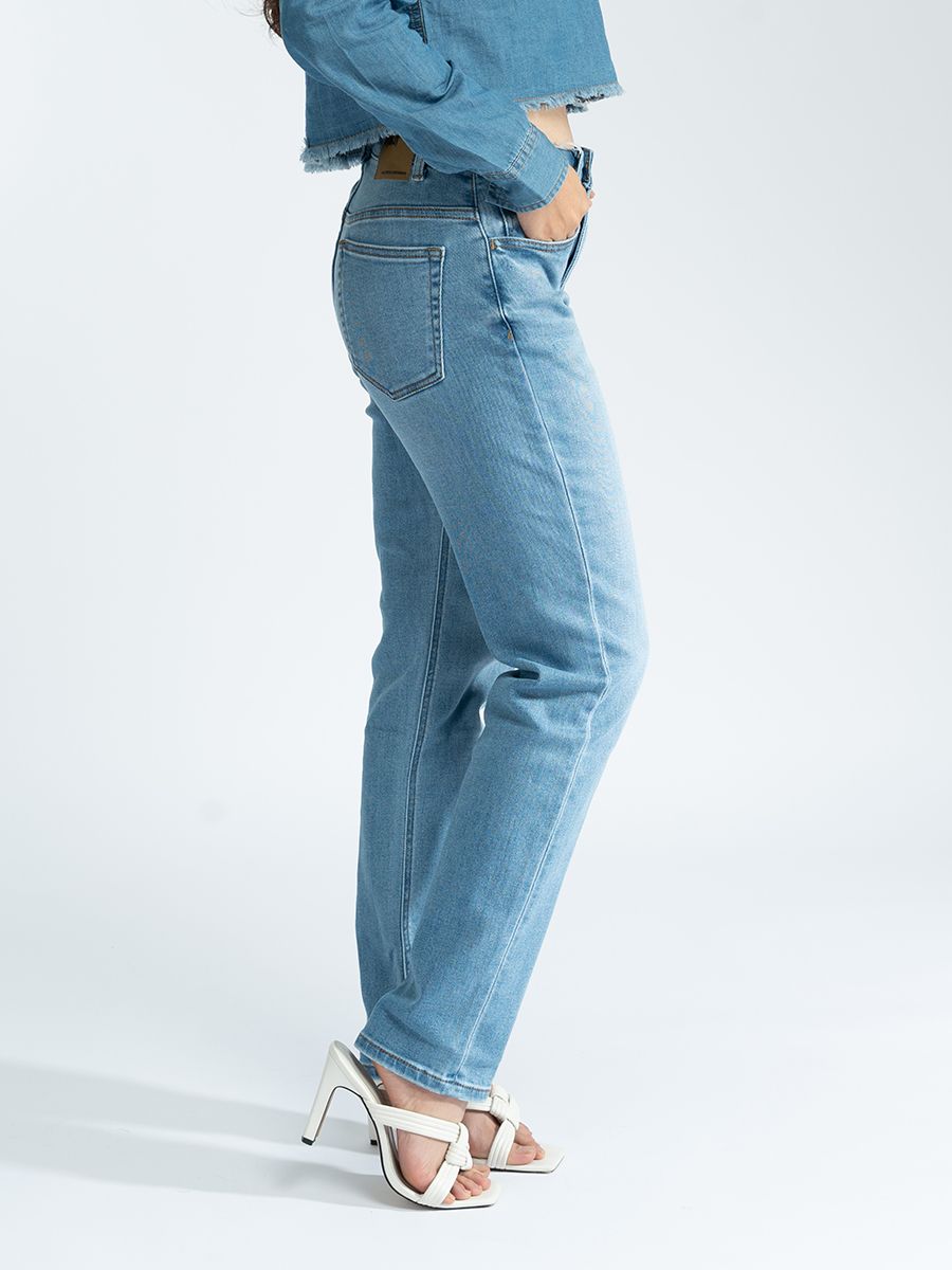 Quần nữ dài jeans MESSI WJB029772 (Straight)
