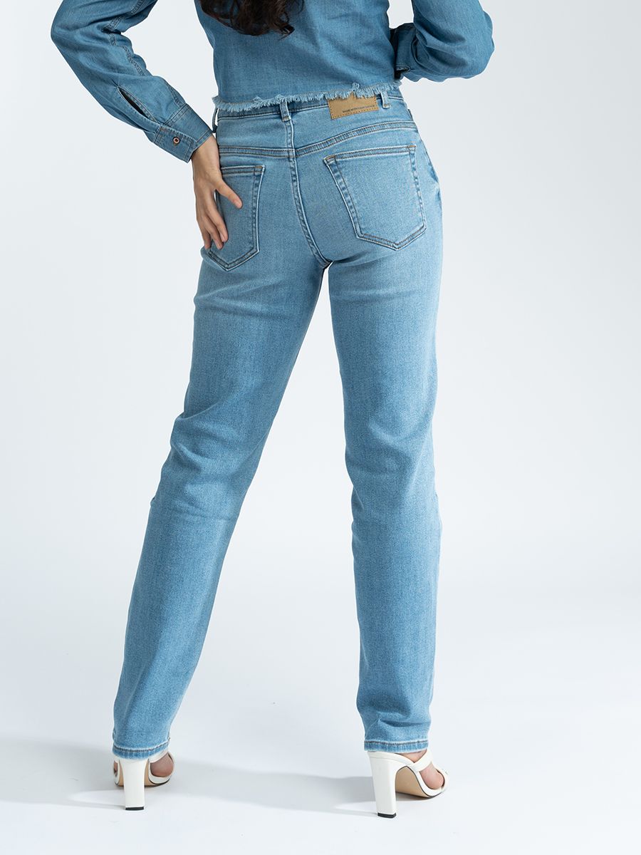Quần nữ dài jeans MESSI WJB029772 (Straight)