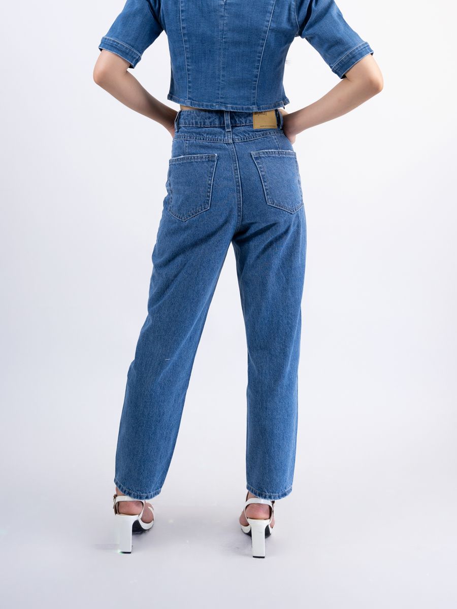 Quần nữ dài jeans WJB0302-72 (Baggy)