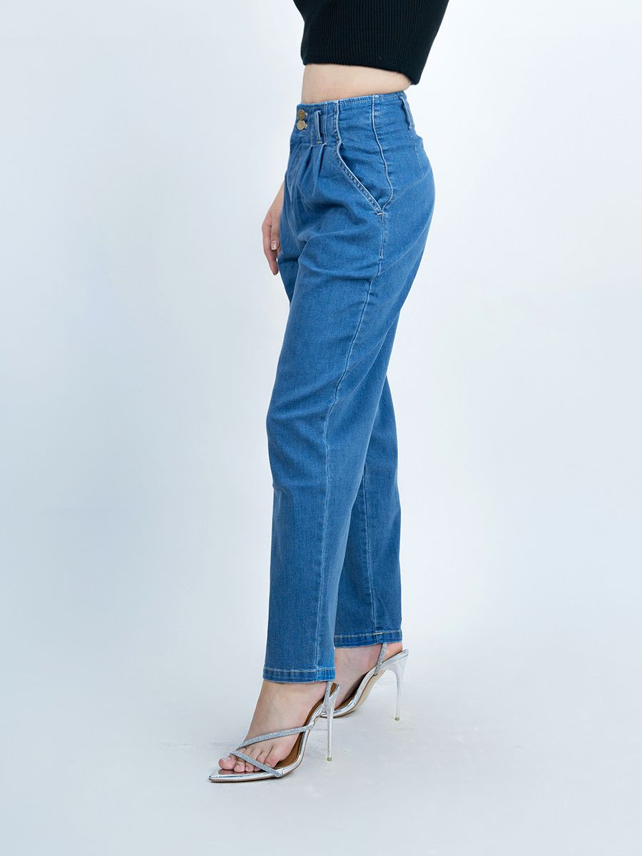 Quần nữ dài jeans MESSIJEANS WJB0303 (Baggy)