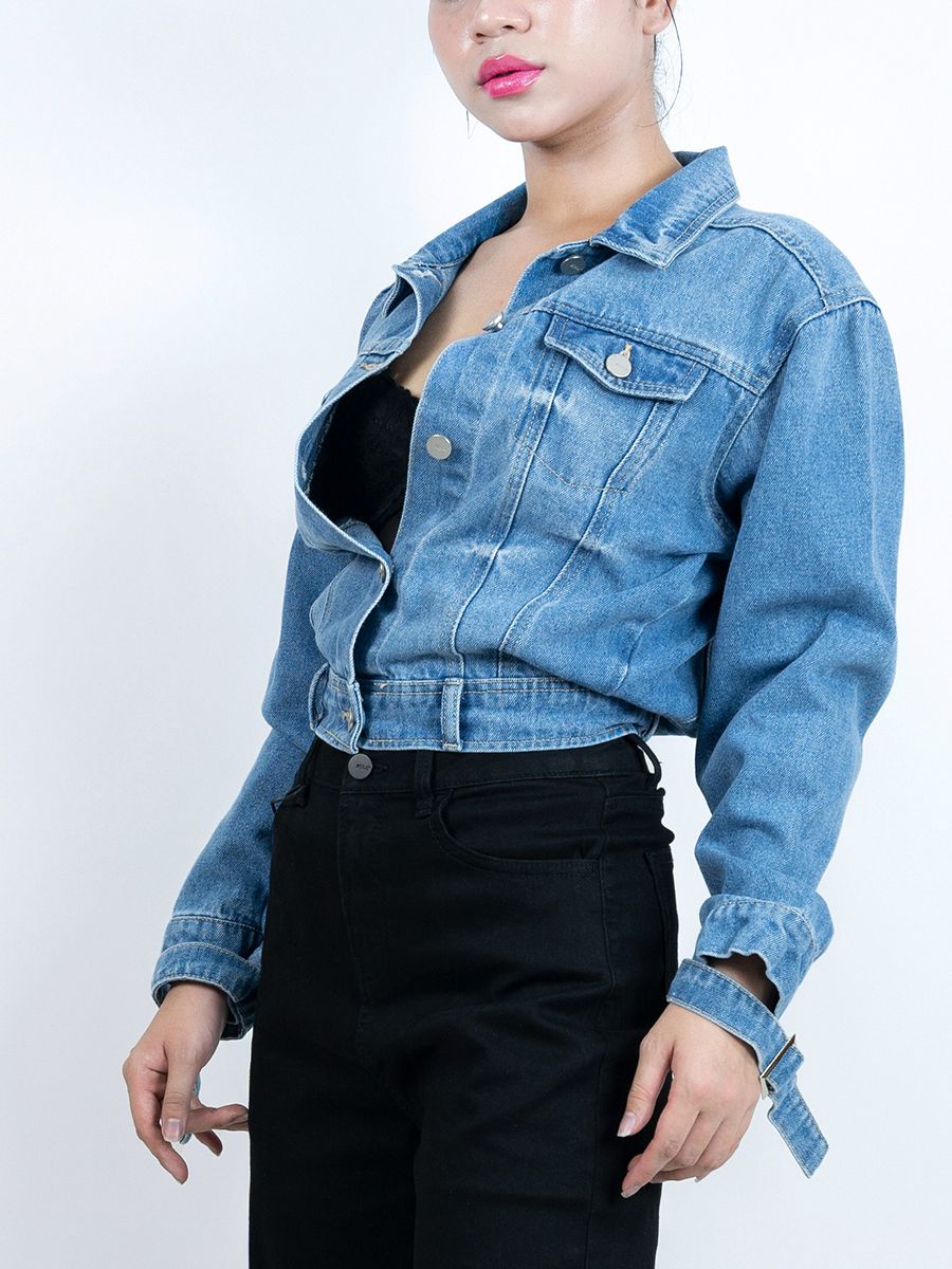 Áo khoác nữ jeans MESSI WJB0328-45