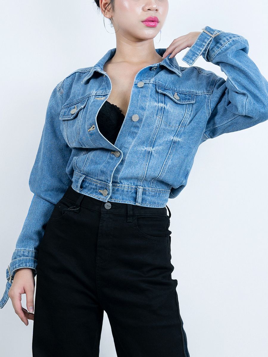 Áo khoác nữ jeans MESSI WJB0328-45